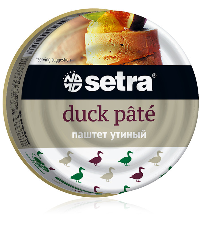 

Паштет Setra утиный, 100 г