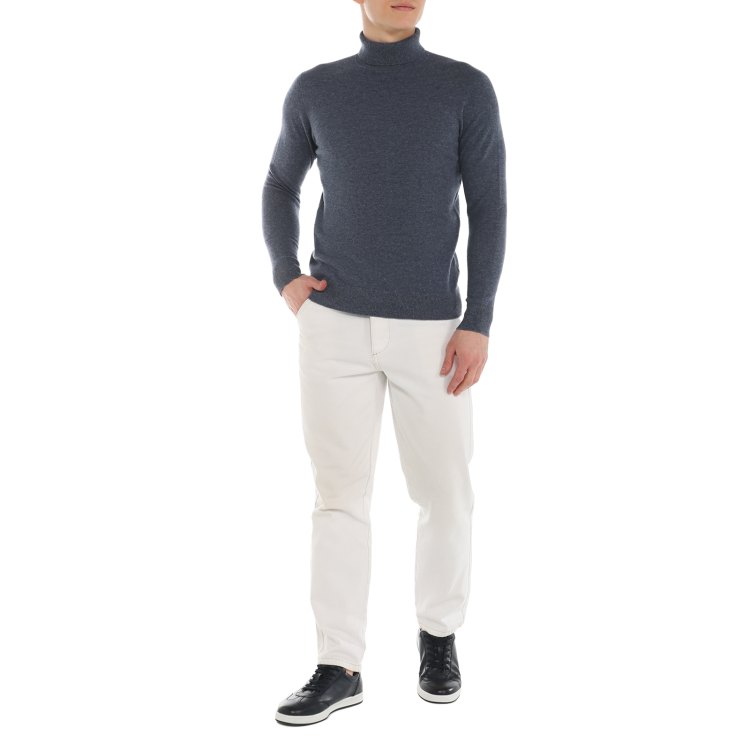 

Водолазка мужская Maison David YX03 синяя 3XL, Синий, YX03