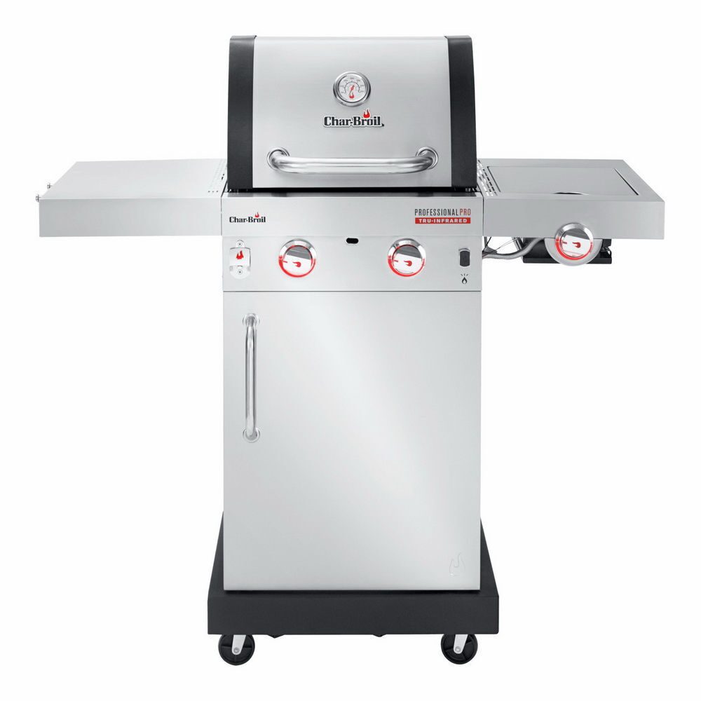 фото Газовый гриль char-broil professional 2.0 pro 2s сталь с ик горелкой