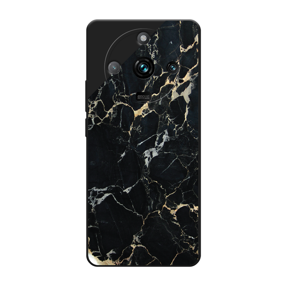 

Чехол Awog на Realme 11 "Черный мрамор уголок", Черный;золотистый, 2514152-1