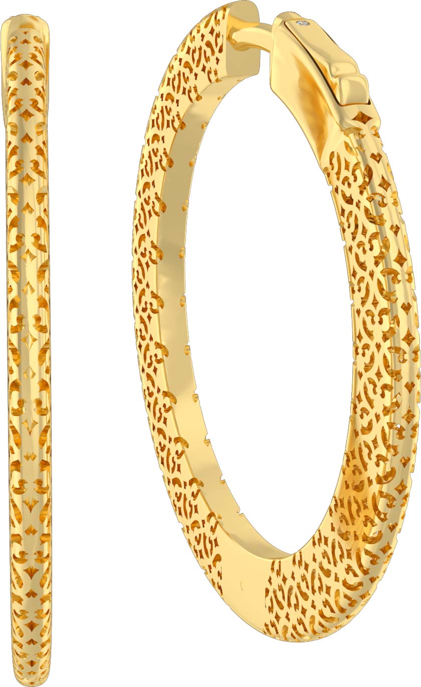 Серьги из желтого золота Grant, бриллиант