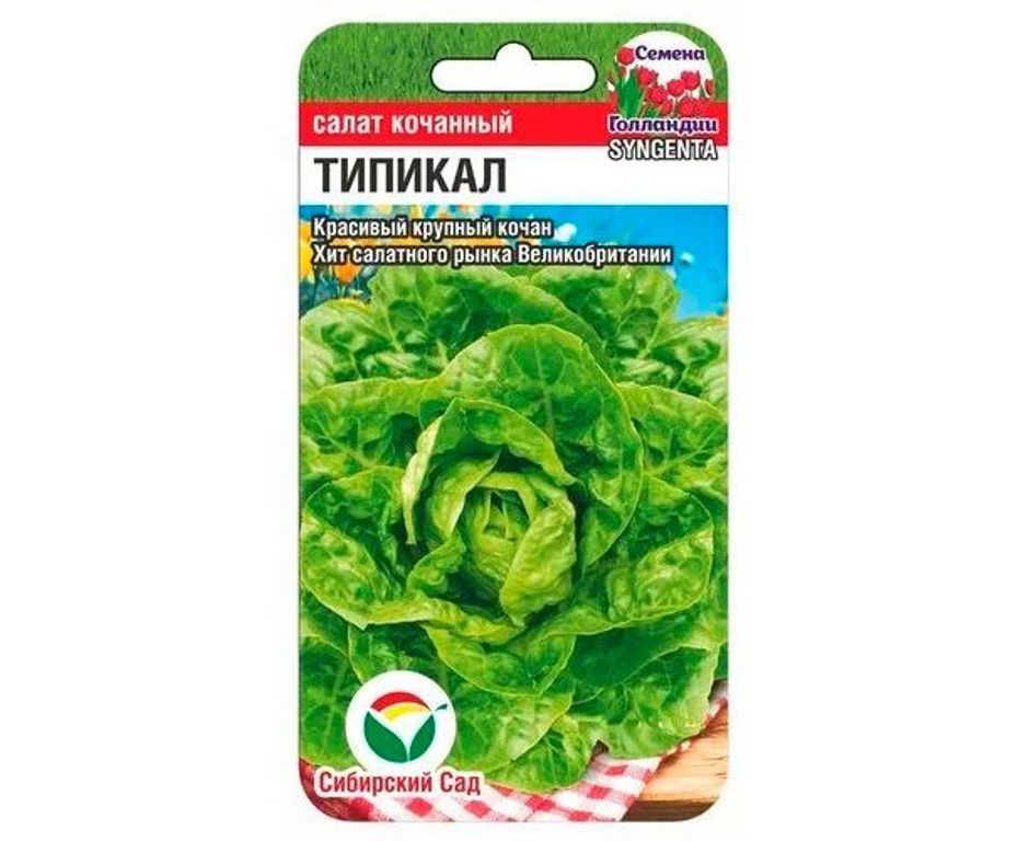 Семена салат Сибирский Сад Типикал 13259 1 уп.