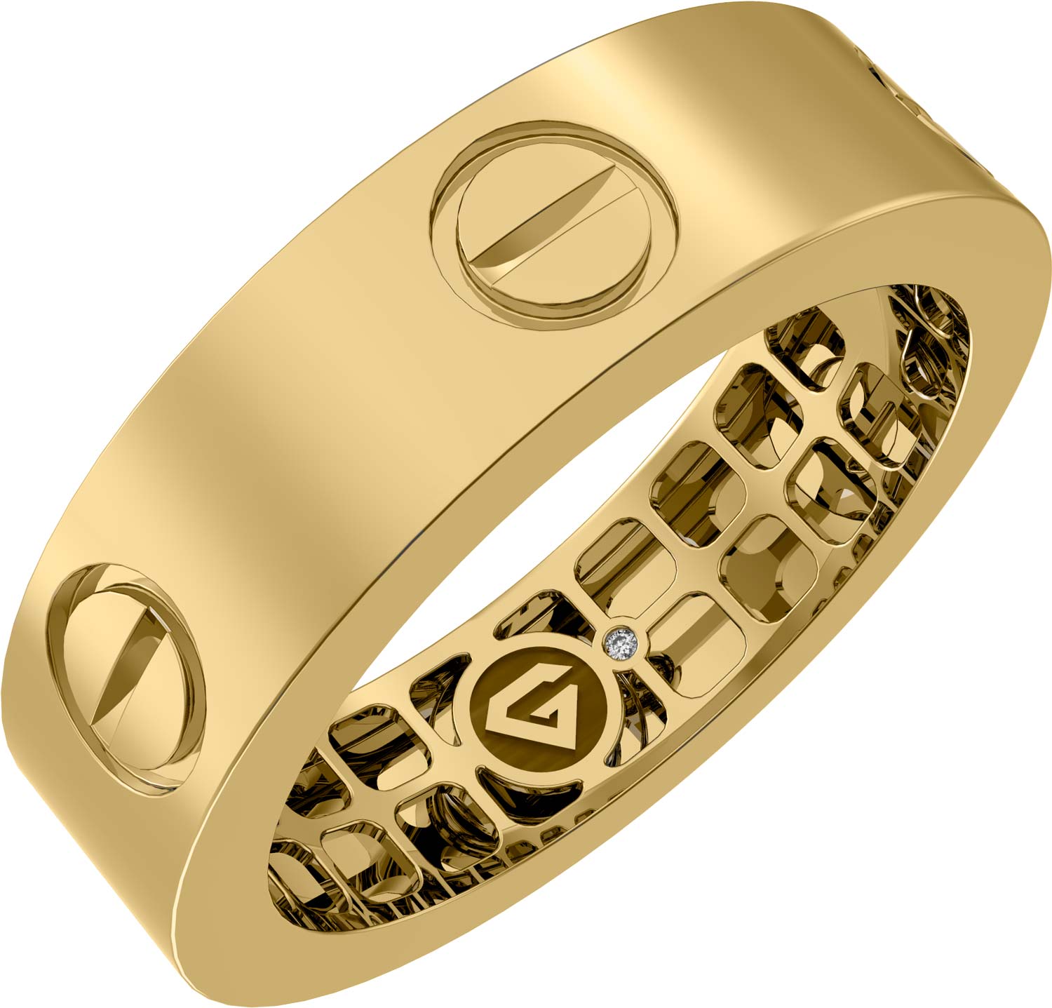 Кольцо из желтого золота р. 16,5 Grant 9177882-gr, бриллиант