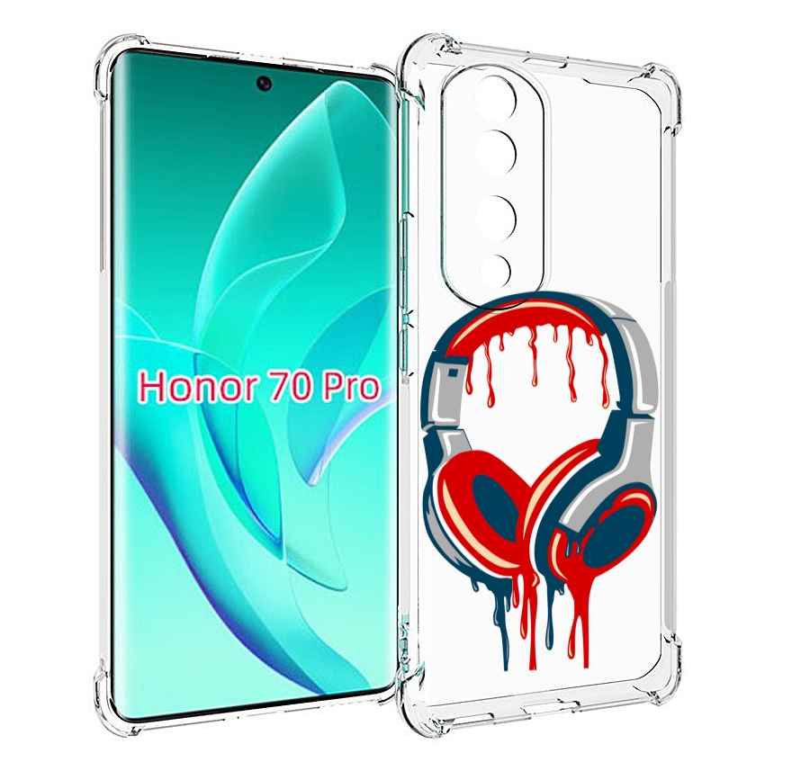 

Чехол MyPads не делай громко для Honor 70 Pro / 70 Pro Plus, Прозрачный, Tocco
