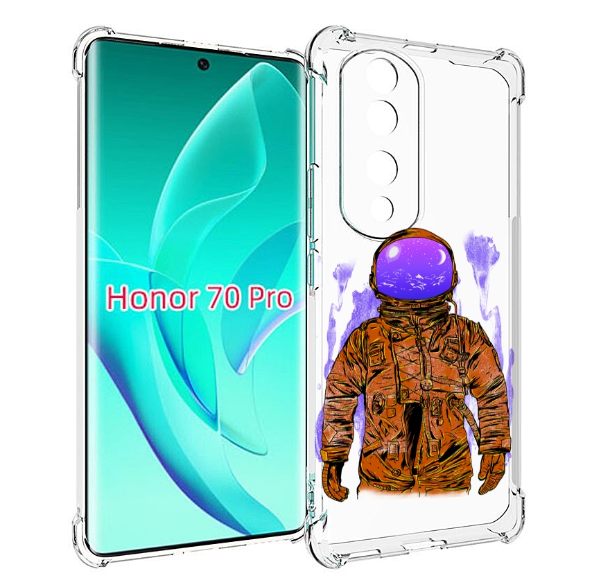 

Чехол MyPads нарисованный мужчина в скафандре для Honor 70 Pro / 70 Pro Plus, Прозрачный, Tocco
