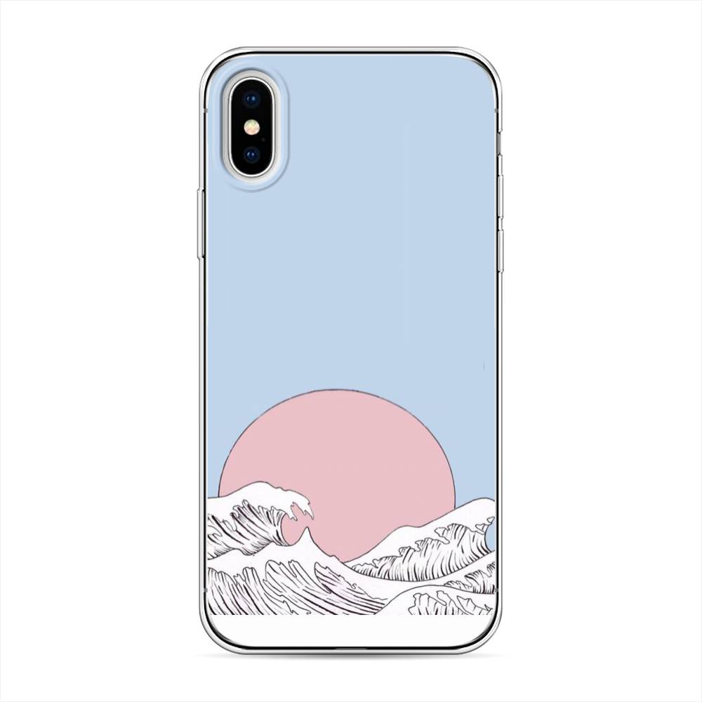 

Чехол Awog на Apple iPhone X (10) / Айфон X (10) "Японское солнце", 11050-10