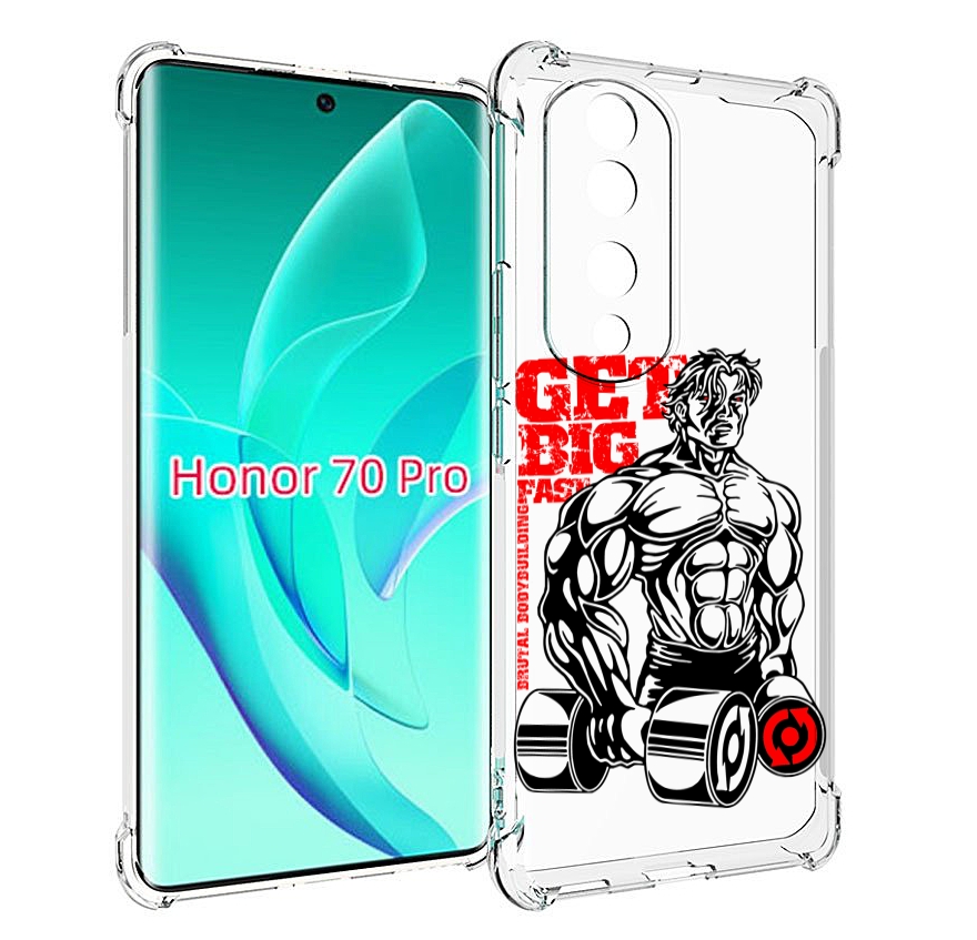 

Чехол MyPads накаченное тело для Honor 70 Pro / 70 Pro Plus, Прозрачный, Tocco