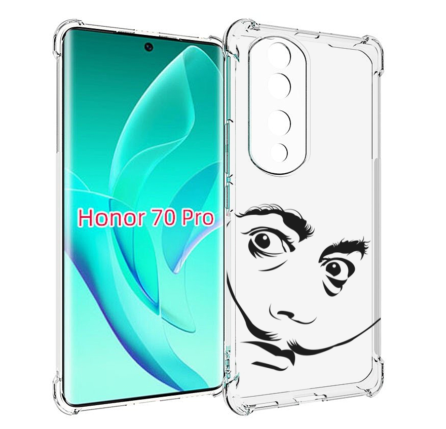 

Чехол MyPads мужчина с длинными усами для Honor 70 Pro / 70 Pro Plus, Прозрачный, Tocco