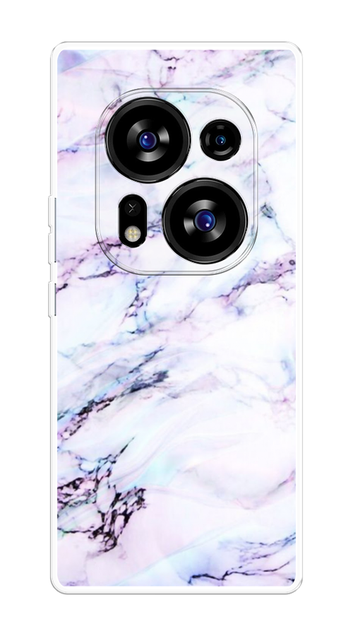 

Чехол на Tecno Phantom X2/X2 Pro "Радужный мрамор", Серый;фиолетовый, 303350-3