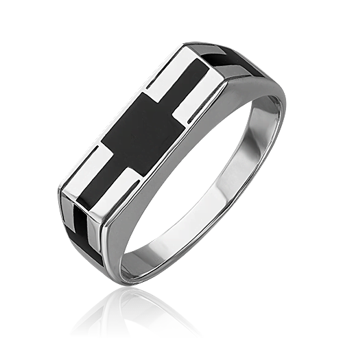

Кольцо из белого золота с эмалью р.  PLATINA jewelry 01-3622-00-000-1120-25, 01-3622-00-000-1120-25