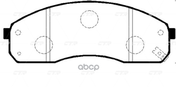 

Тормозные колодки Ctr GK0519P