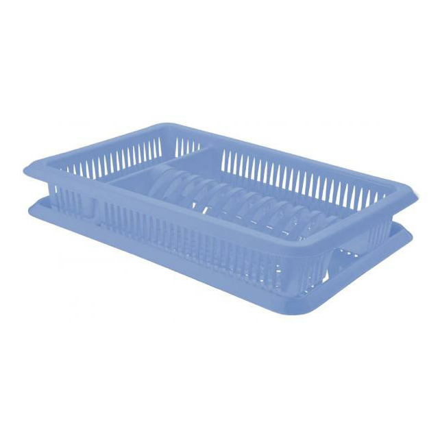 фото Сушилка для посуды plastic centre лилия 48 x 30,5 x 8,5 см