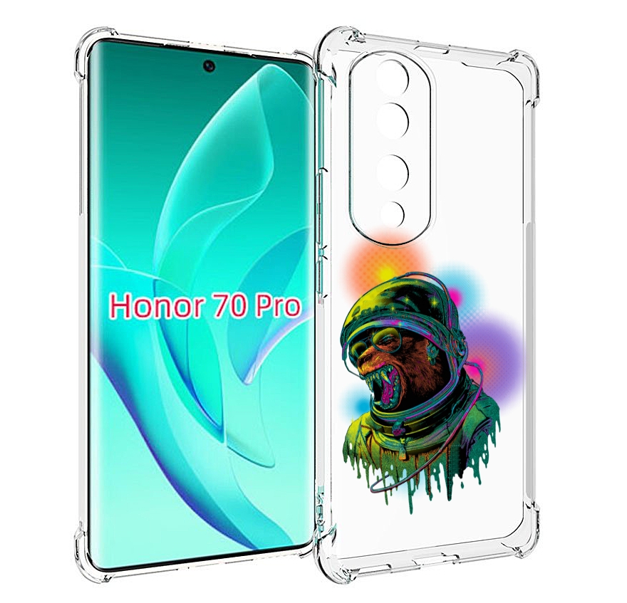 

Чехол MyPads медведь космонавт для Honor 70 Pro / 70 Pro Plus, Прозрачный, Tocco