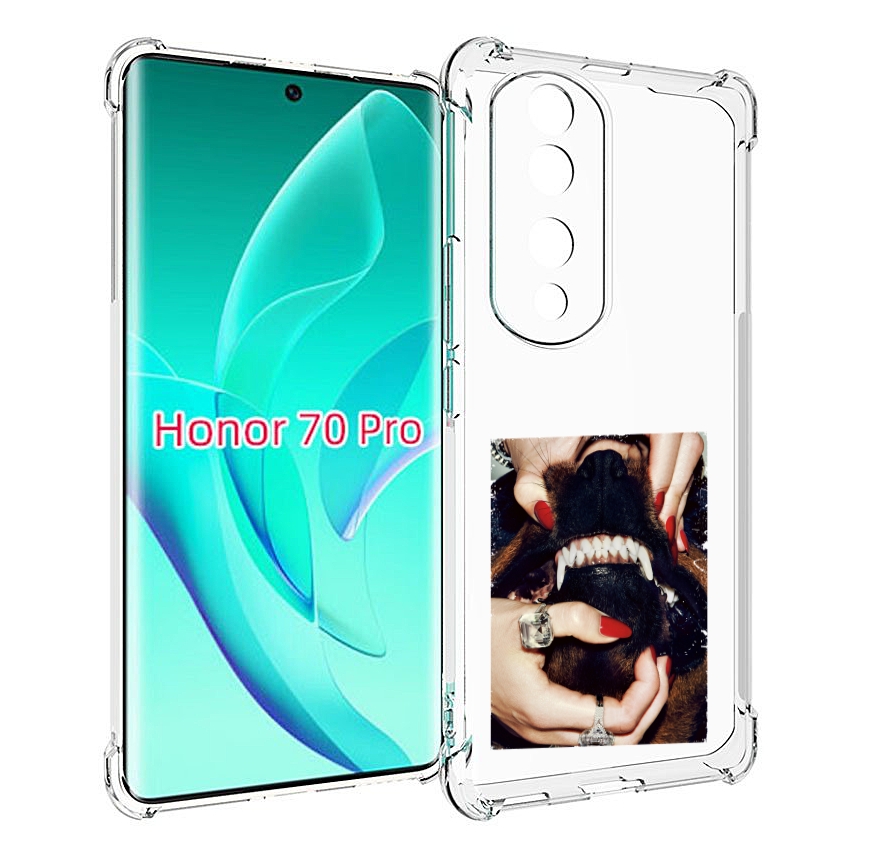 

Чехол MyPads маникюр для Honor 70 Pro / 70 Pro Plus, Прозрачный, Tocco