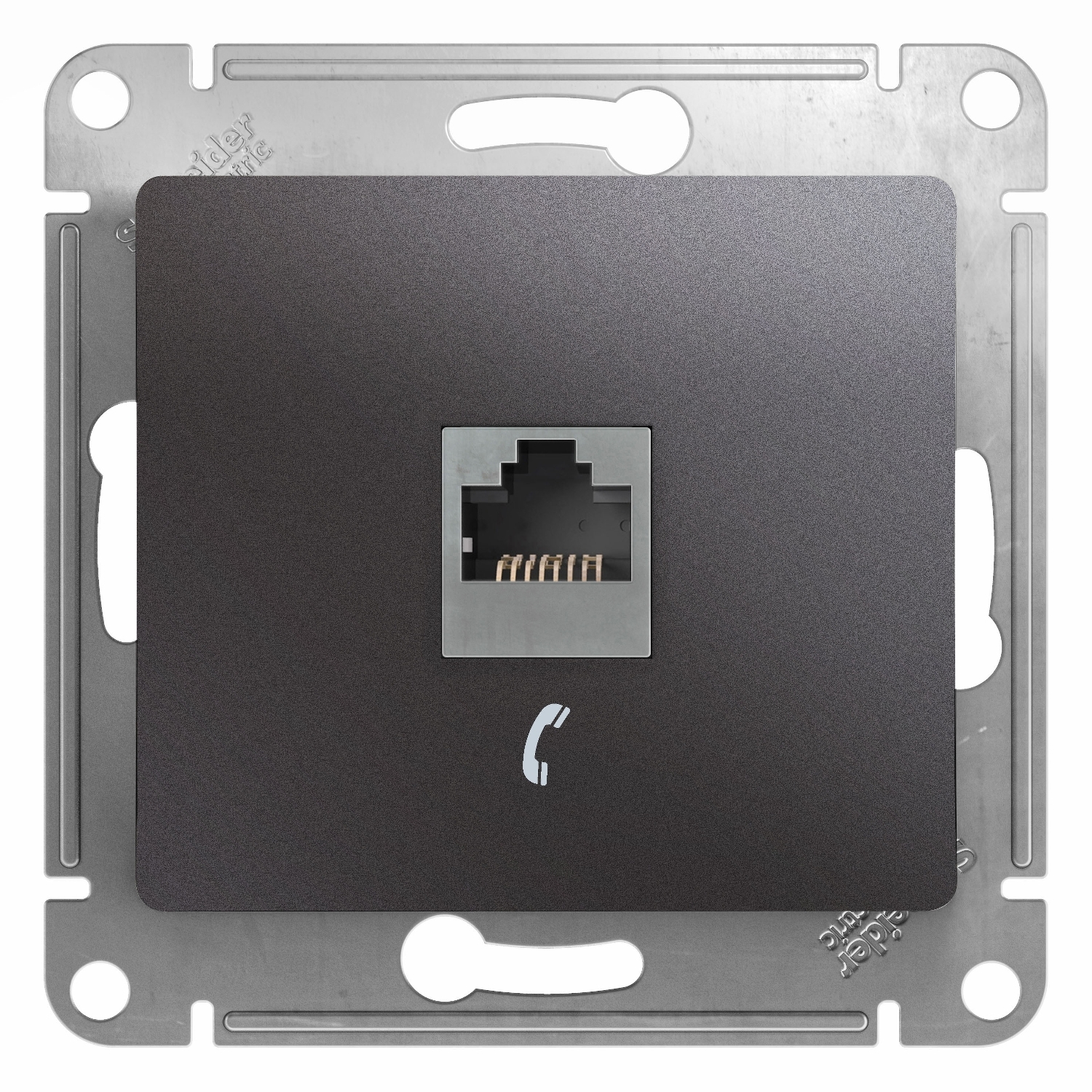 

ТФ-розетка Schneider Electric Glossa GSL001381T, Черный