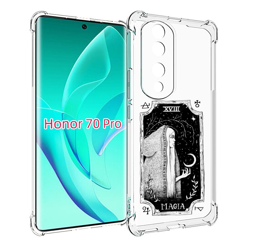 

Чехол MyPads лунная магия для Honor 70 Pro / 70 Pro Plus, Прозрачный, Tocco