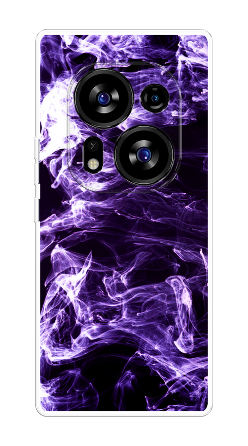 

Чехол на Tecno Phantom X2/X2 Pro "Фиолетовый дым", Фиолетовый;белый;черный, 303350-3