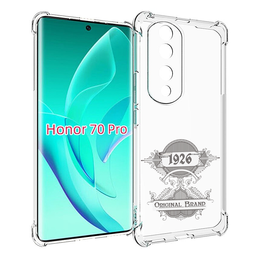 

Чехол MyPads логотип черно белый для Honor 70 Pro / 70 Pro Plus, Прозрачный, Tocco