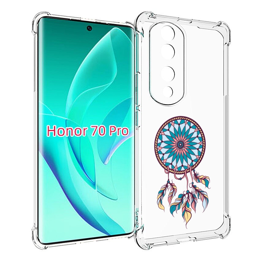

Чехол MyPads ловец снов синий для Honor 70 Pro / 70 Pro Plus, Прозрачный, Tocco