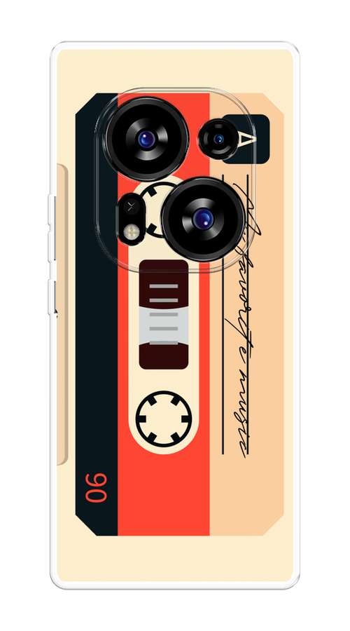

Чехол на Tecno Phantom X2/X2 Pro "Бежевая кассета", Черный;красный;бежевый, 303350-6