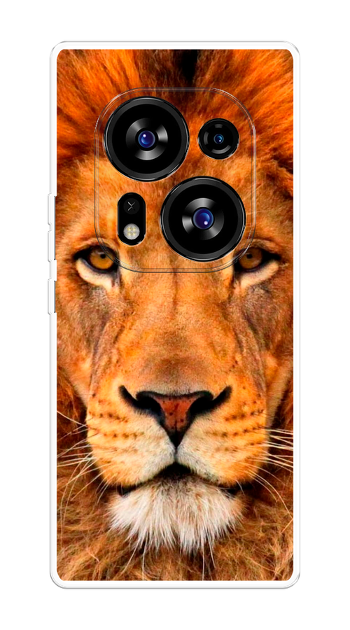 

Чехол на Tecno Phantom X2/X2 Pro "Благородный лев", Оранжевый, 303350-1