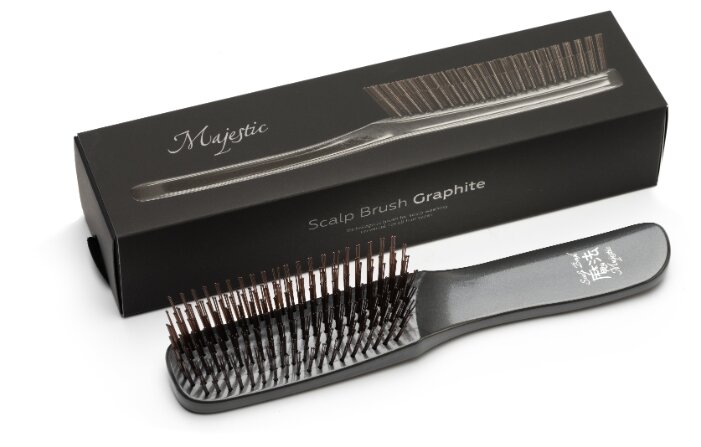 фото Расческа majestic graphite универсальная для всех типов волос
