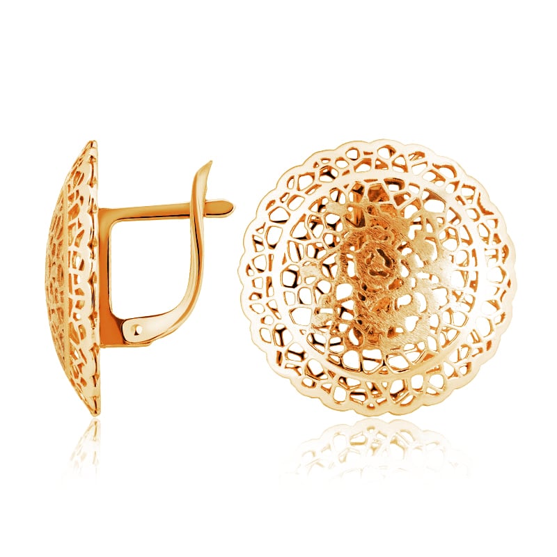 

Серьги женские из золота ЮВЕЛИР КАРАТ 1027689/2, 1027689/2