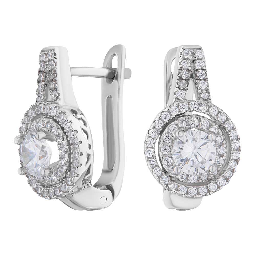

Серьги из серебра с фианитом ЮВЕЛИР КАРАТ RJ-2641-E, RJ-2641-E