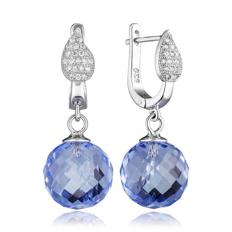 

Серьги из серебра ЮВЕЛИР КАРАТ с фианитами E-1524B, E-1524B