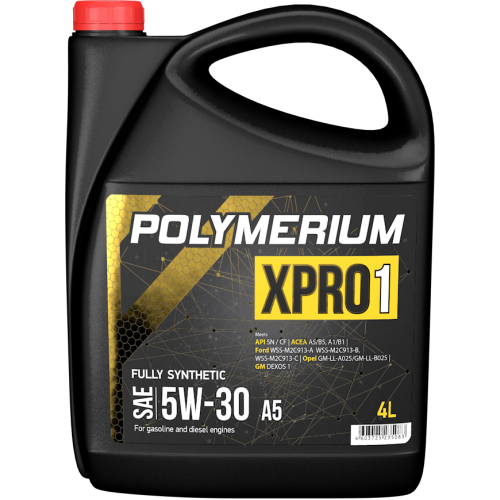 фото Моторное масло polymerium xpro1 a5 5w30 4 л