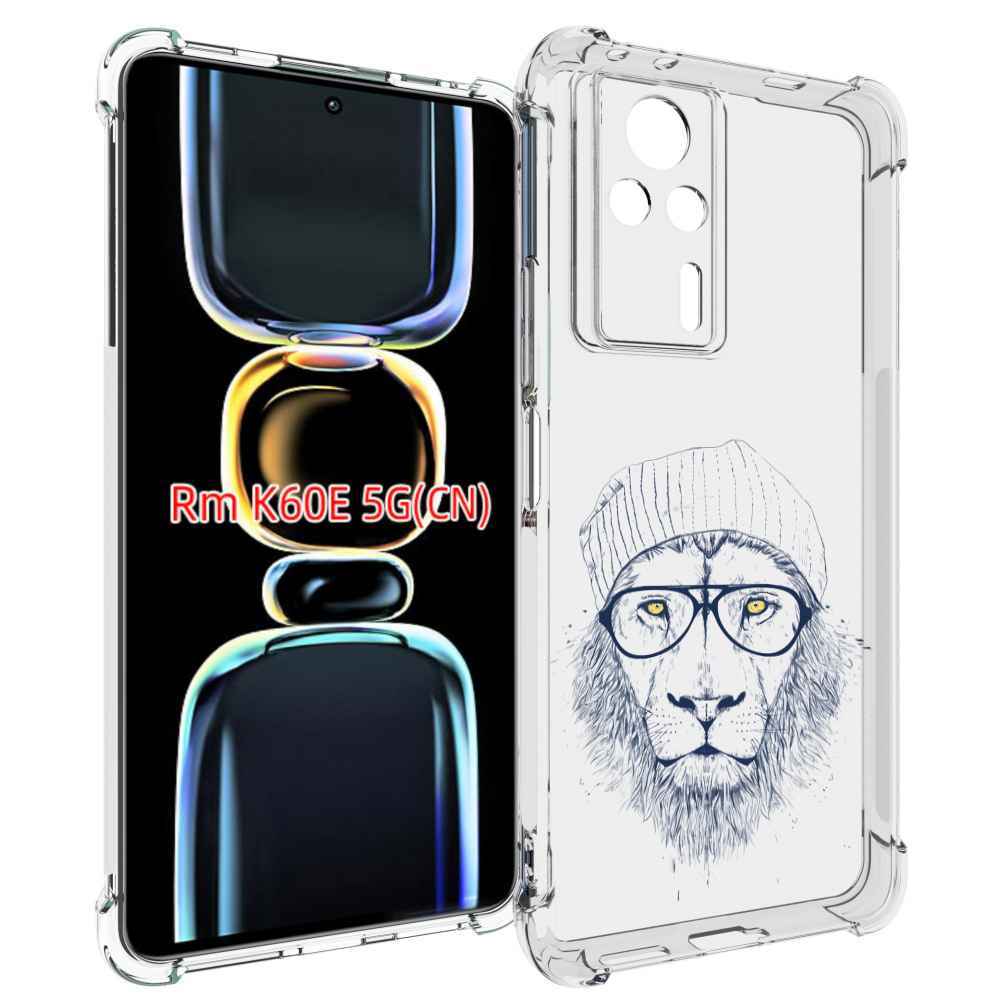 

Чехол MyPads хиппи лев для Xiaomi Redmi K60E, Tocco