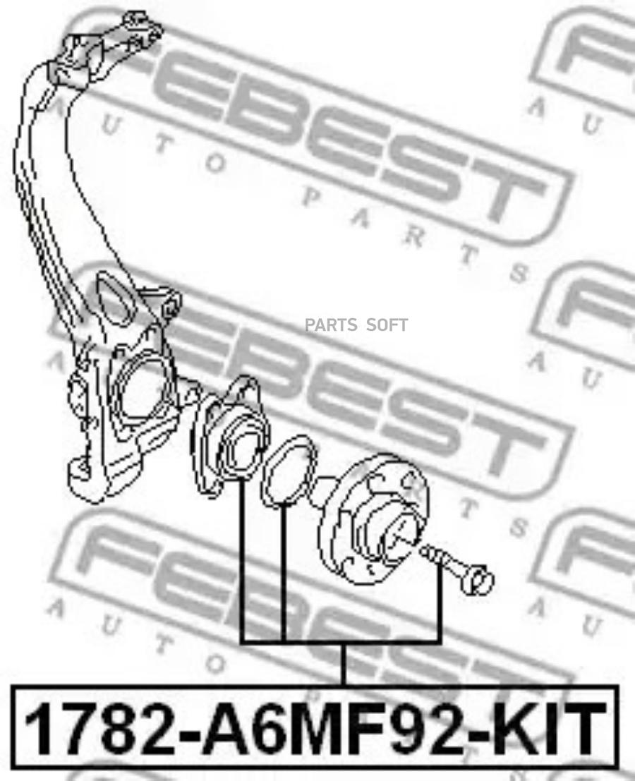 

Подшипник ступицы Febest 1782A6MF92KIT