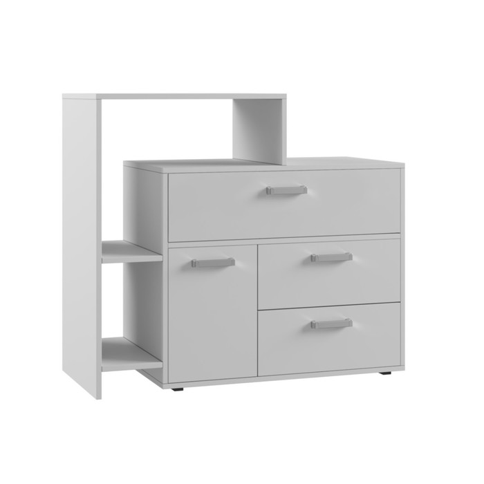 

Клик Мебель Комод Линда, 1002х450х891, Белый