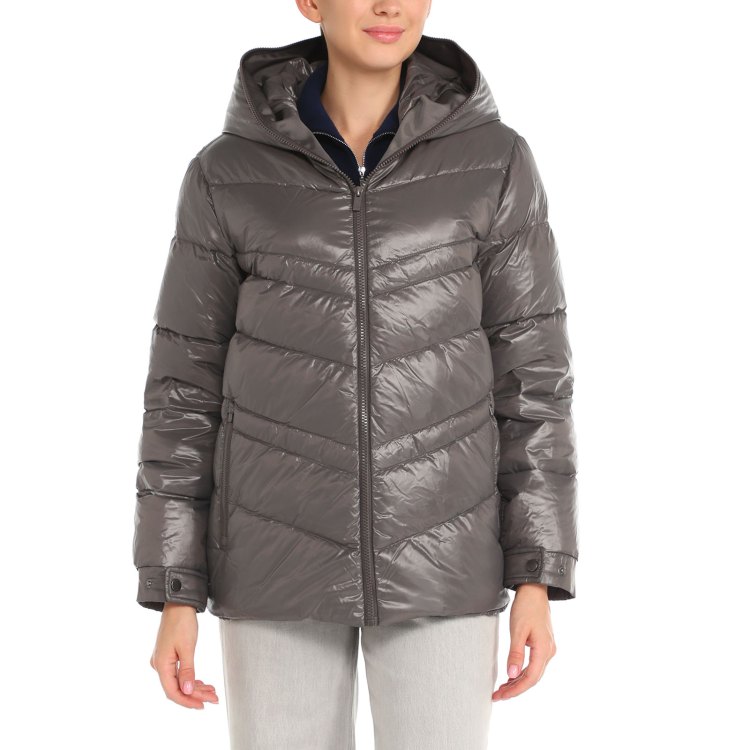 

Куртка женская Maison David MLY012 серая XL, Серый, MLY012
