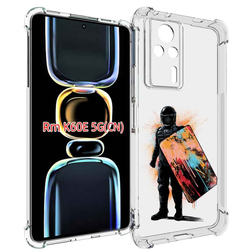 

Чехол MyPads солдат с красочным щитом для Xiaomi Redmi K60E, Tocco