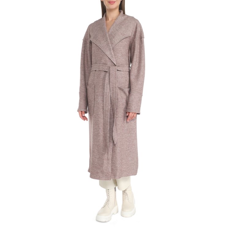 

Пальто женское Calzetti INES серое XL, Серый, INES