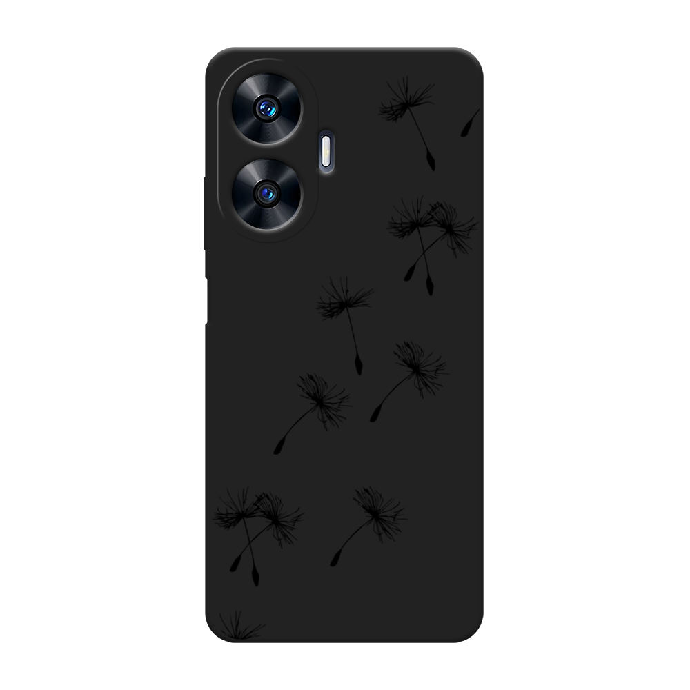 

Чехол Awog на Realme C55 "Летящие одуванчики", Черный, 2513852-1