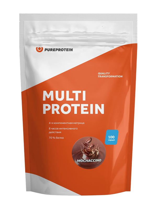 фото Питание спортивное pureprotein multi protein вкус мокаччино, 3 кг