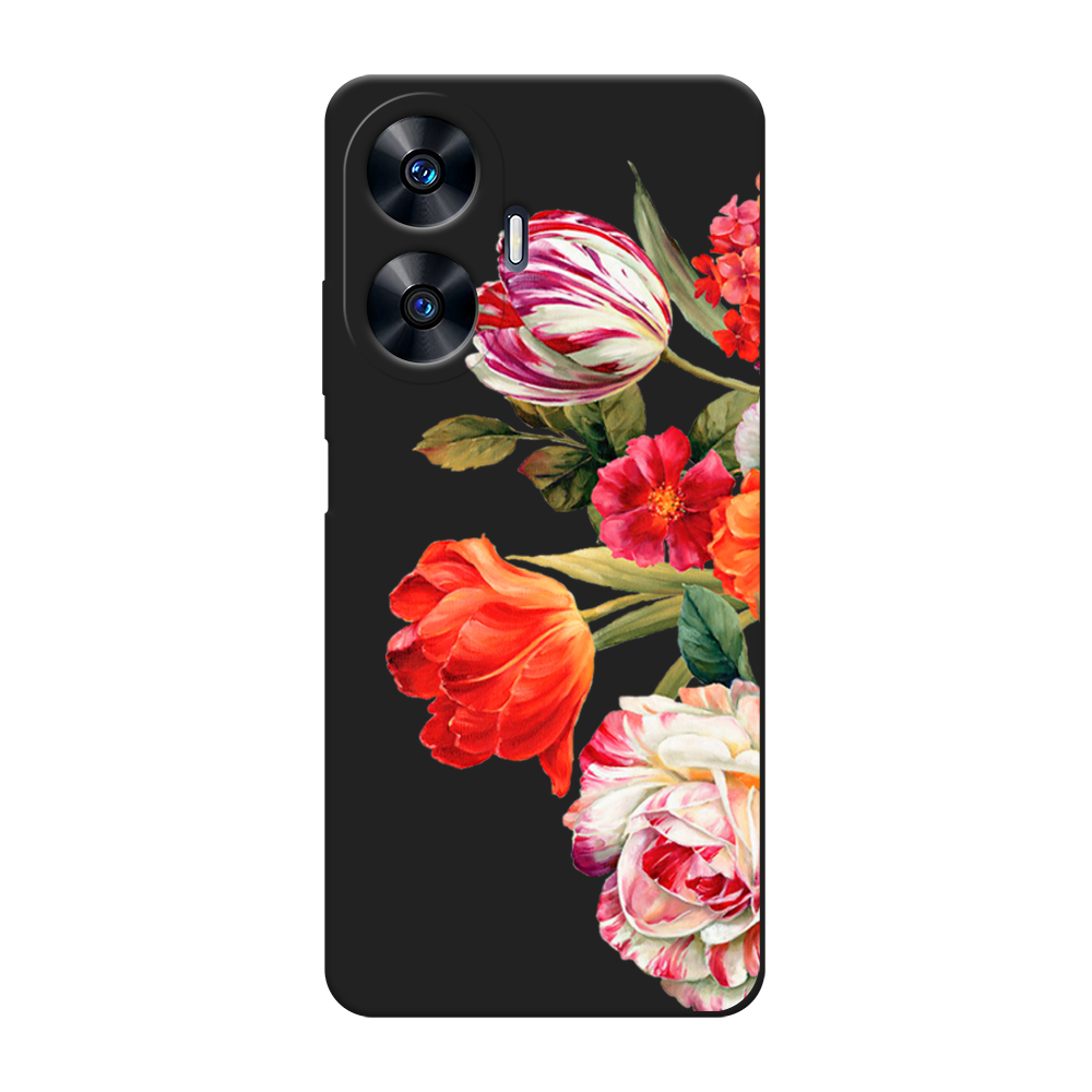 

Чехол Awog на Realme C55 "Весенний букет", Красный;розовый;зеленый, 2513852-1