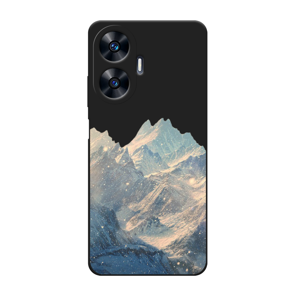 

Чехол Awog на Realme C55 "Горы арт 2", Серый, 2513852-1