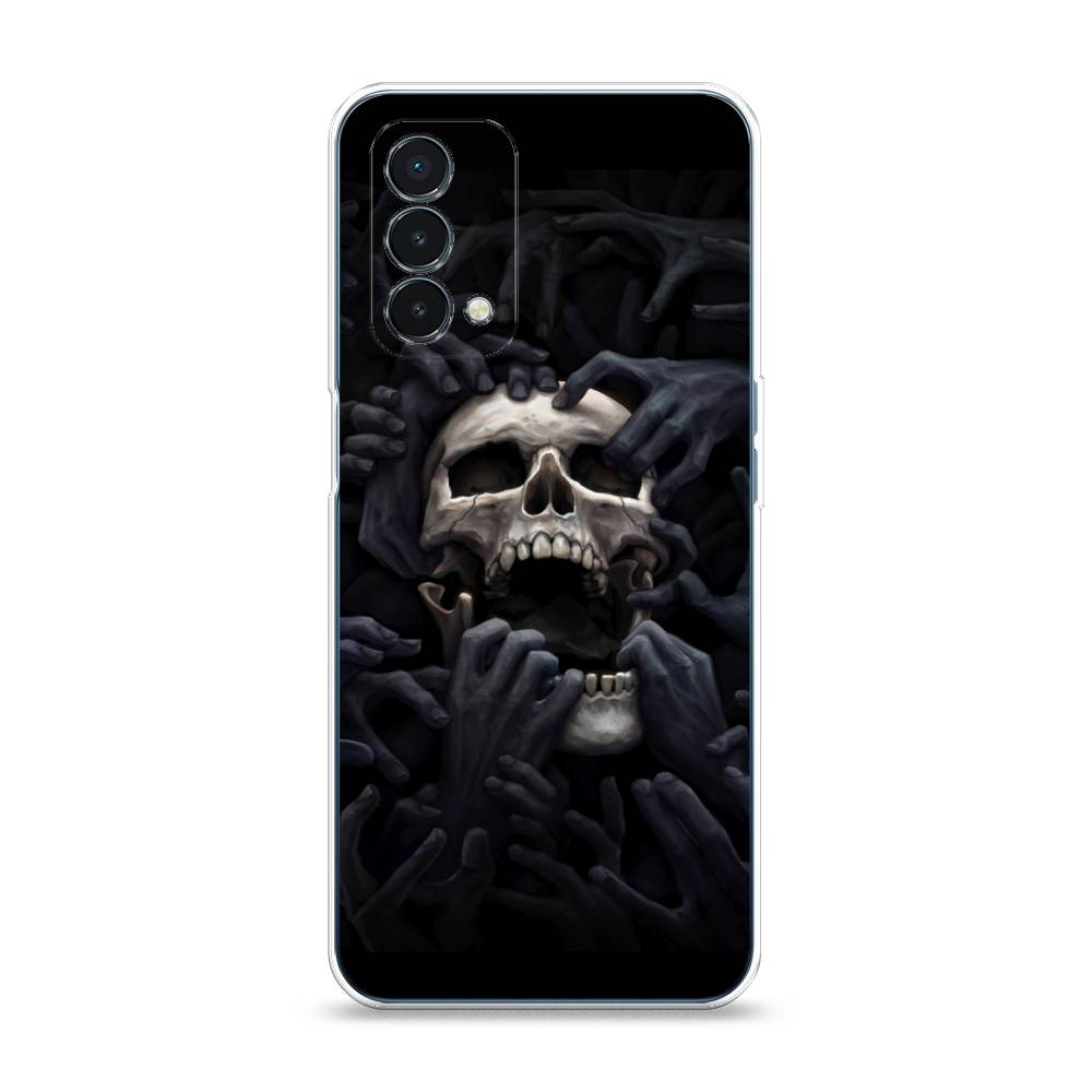 

Чехол Awog на OnePlus Nord N200 5G / ВанПлас Nord N200 5G "Череп 29", Черный;серый, 152250-9