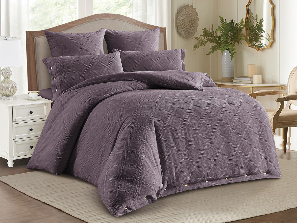 

Постельное белье 2 спальное с простыней на резинке Cleo Organic Cotton, Organic Cotton