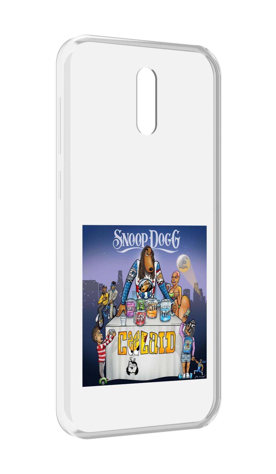 

Чехол MyPads Snoop Dogg COOLAID для Alcatel 3L (2019), Прозрачный, Tocco