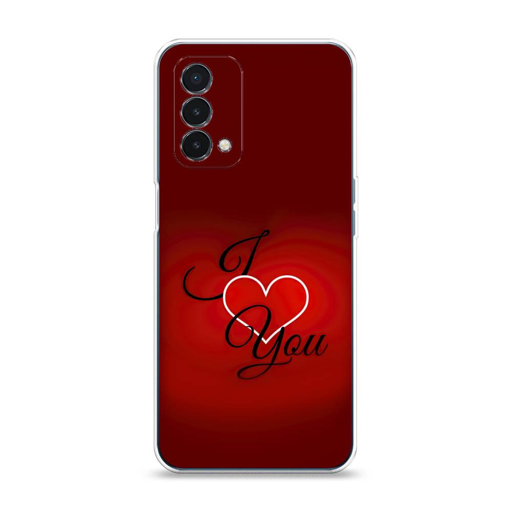 

Чехол Awog на OnePlus Nord N200 5G / ВанПлас Nord N200 5G "I love you 3", Красный;черный, 152250-6