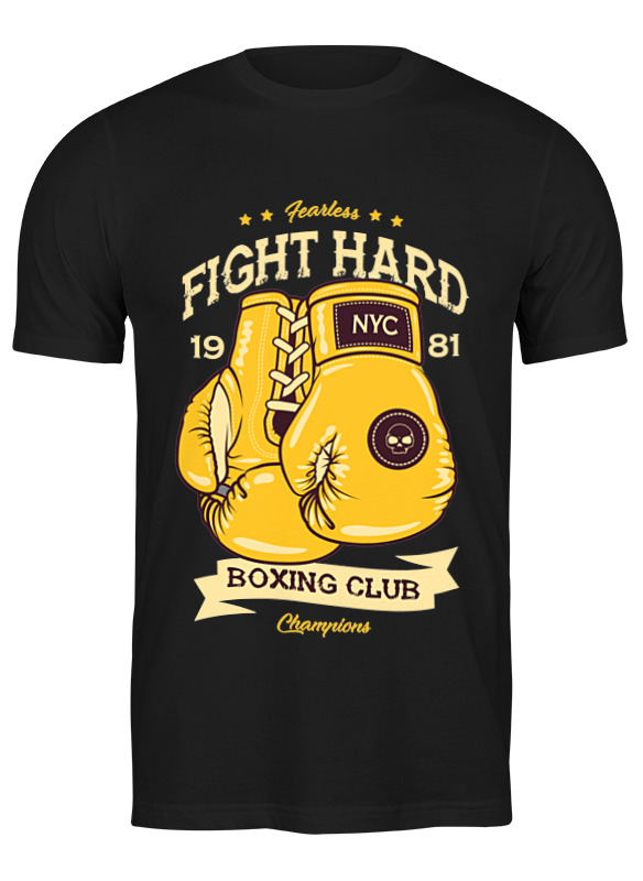 

Футболка мужская Printio Fight hard boxing club 2555282 черная 3XL, Черный, Fight hard boxing club 2555282