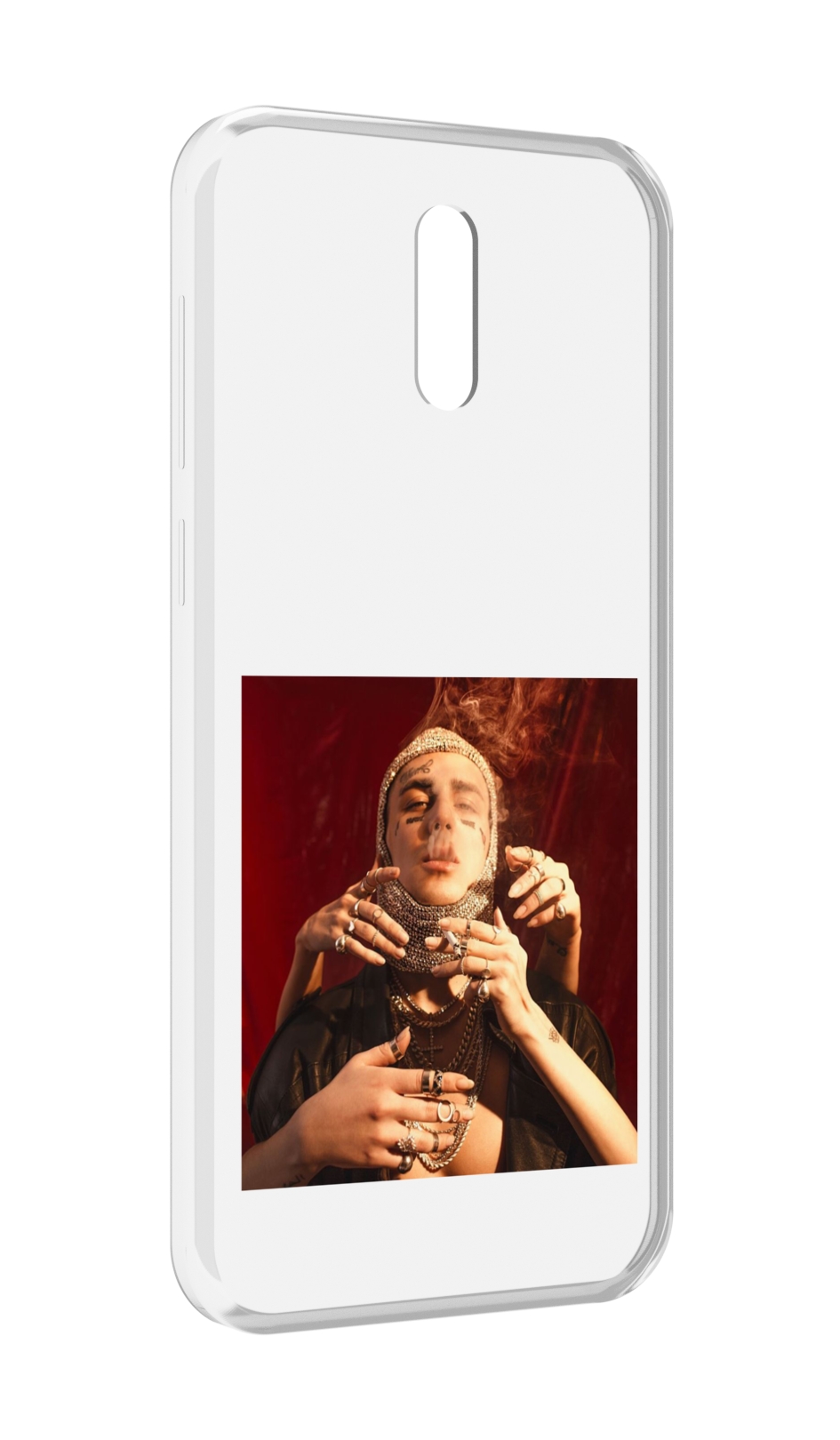 

Чехол MyPads Slime face для Alcatel 3L (2019), Прозрачный, Tocco