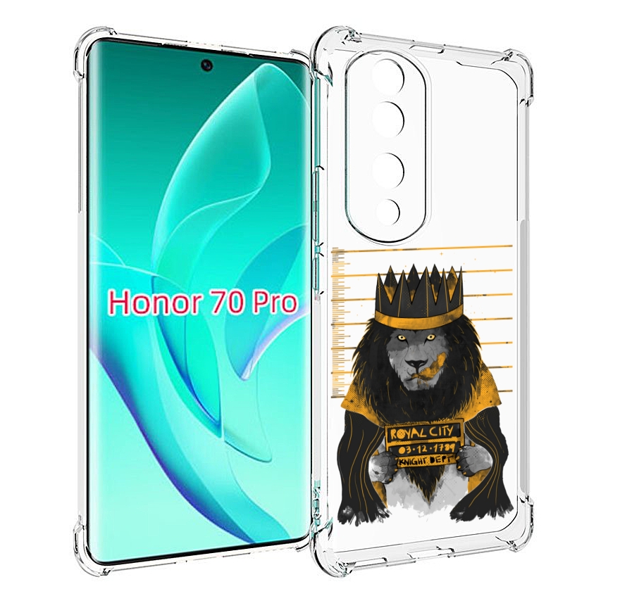 

Чехол MyPads лев в законе для Honor 70 Pro / 70 Pro Plus, Прозрачный, Tocco