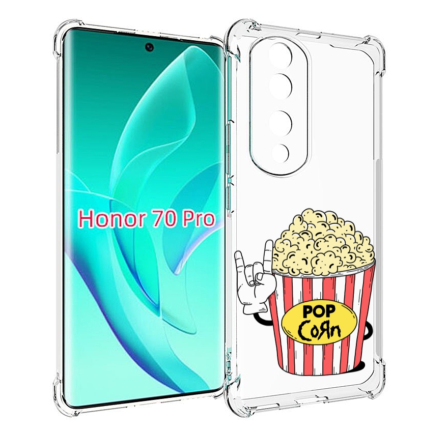 

Чехол MyPads крутой попкорн для Honor 70 Pro / 70 Pro Plus, Прозрачный, Tocco