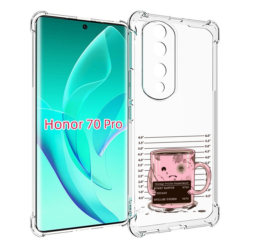 

Чехол MyPads кружка для Honor 70 Pro / 70 Pro Plus, Прозрачный, Tocco
