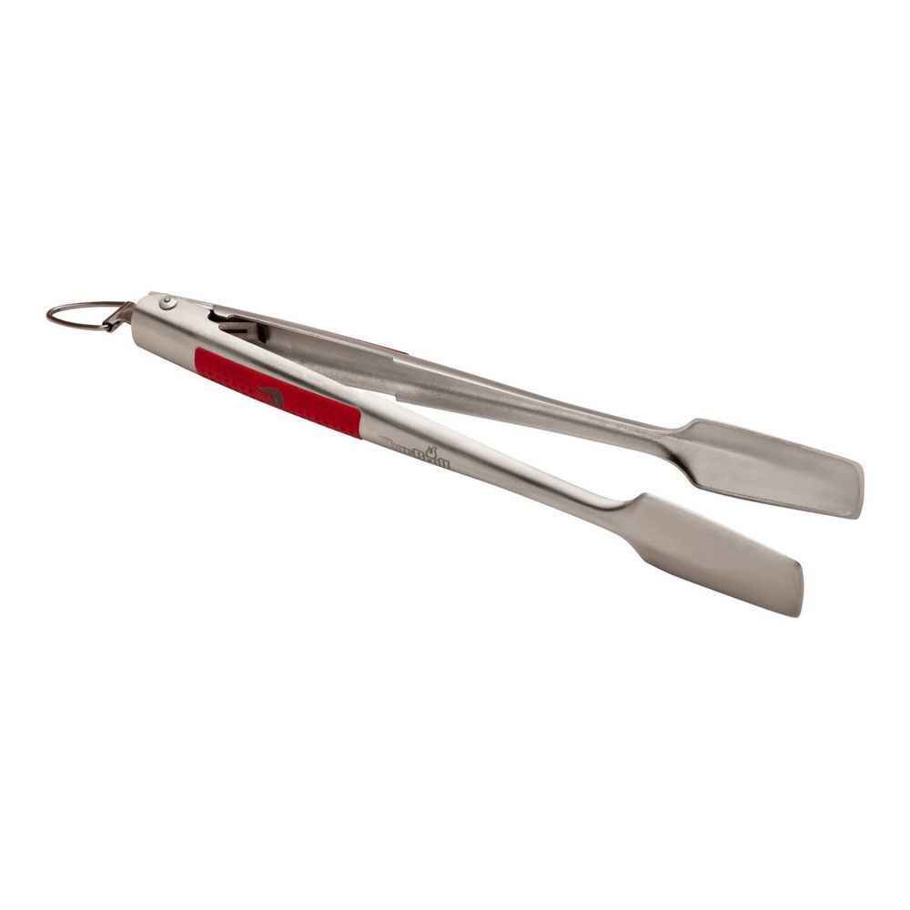 

Щипцы для гриля COMFORT GRIP Char Broil (удобные щипцы от компании Чар Броил), Серебристый;красный